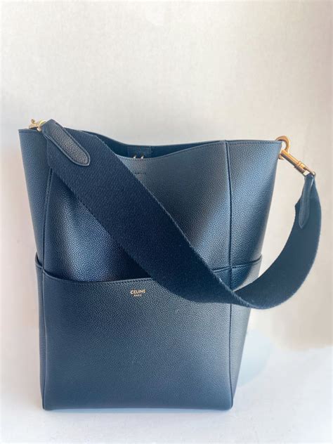 celine sangle seau bag calfskin small|Celine Seau Sangle Bag Review .